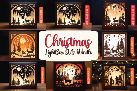 Download Christmas Decorations DIY Lightbox - Premium Bundle