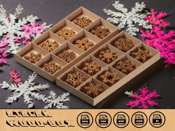Download Snowflake Christmas Decor Bundle - Laser - Christmas decor Collection