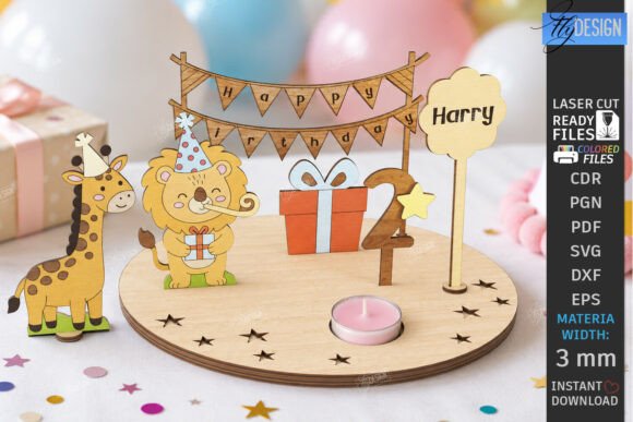 Download Birthday Countdown Plate Laser Cut | CNC - Premium Resources