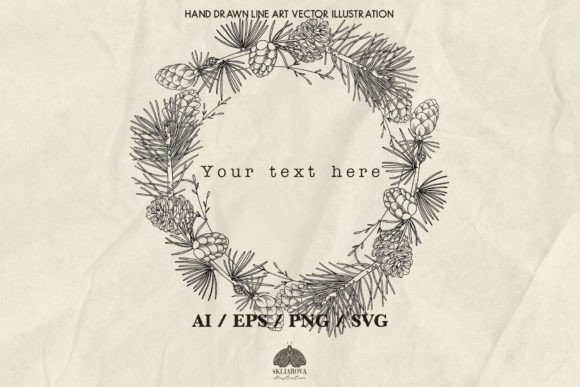 Download Fall Winter Floral Wreath Svg Png Eps - Eps Collection
