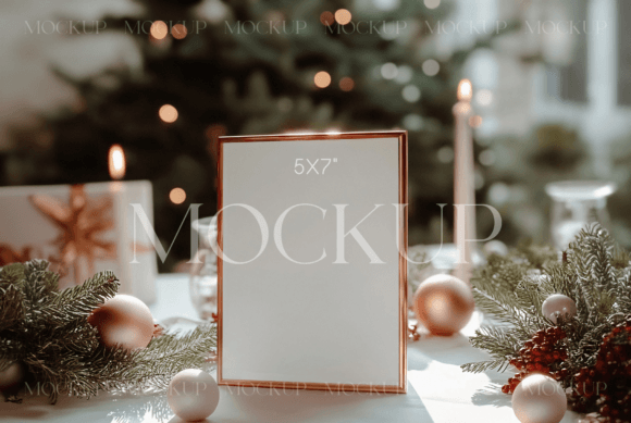 Download Christmas 5x7 Sign Mockup - Premium Resources