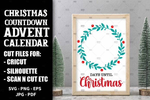 Download Christmas Countdown, Advent Calendar SVG - Countdown Collection