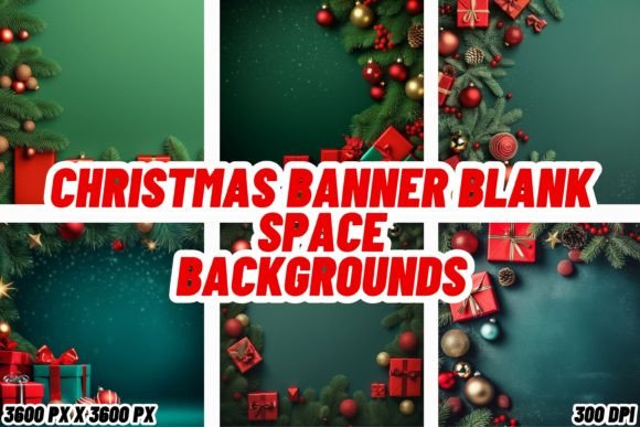 Download Christmas Banner Blank Space Backgrounds - Premium Resources