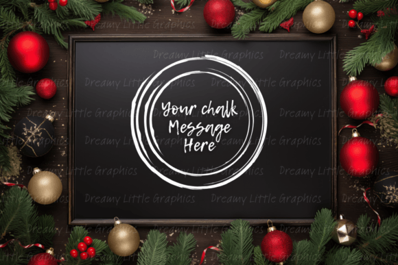 Download Elegant Christmas Chalkboard Frame - Premium Resources