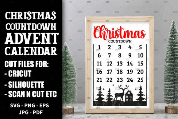 Download Christmas Countdown, Advent Calendar SVG - Countdown Collection