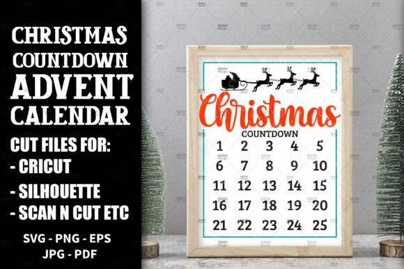 Download Christmas Countdown, Advent Calendar SVG - Countdown Collection