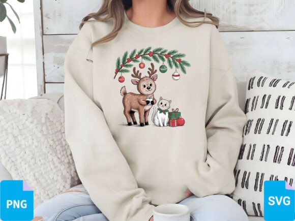 Download Christmas Animals T-Shirt SVG, PNG, EPS - Eps Collection