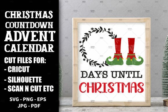 Download Christmas Countdown, Advent Calendar SVG - Countdown Collection