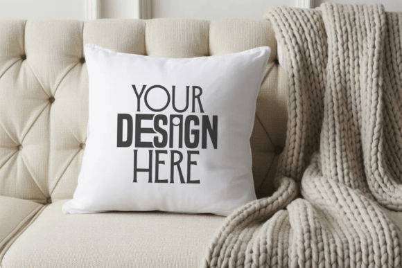 Download Square Pillow Mockup - Pillow Collection