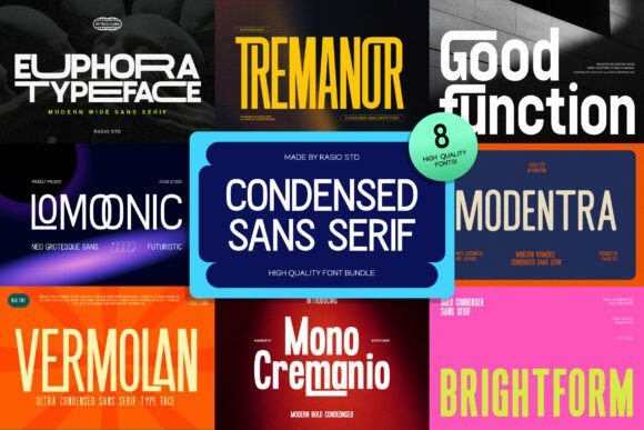 Download Condensed Sans Serif Bundle - Sans serif Collection