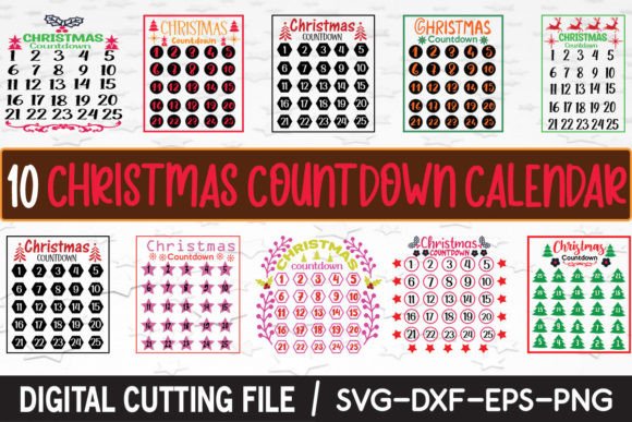 Download 10 Christmas Countdown Bundle - Countdown Collection